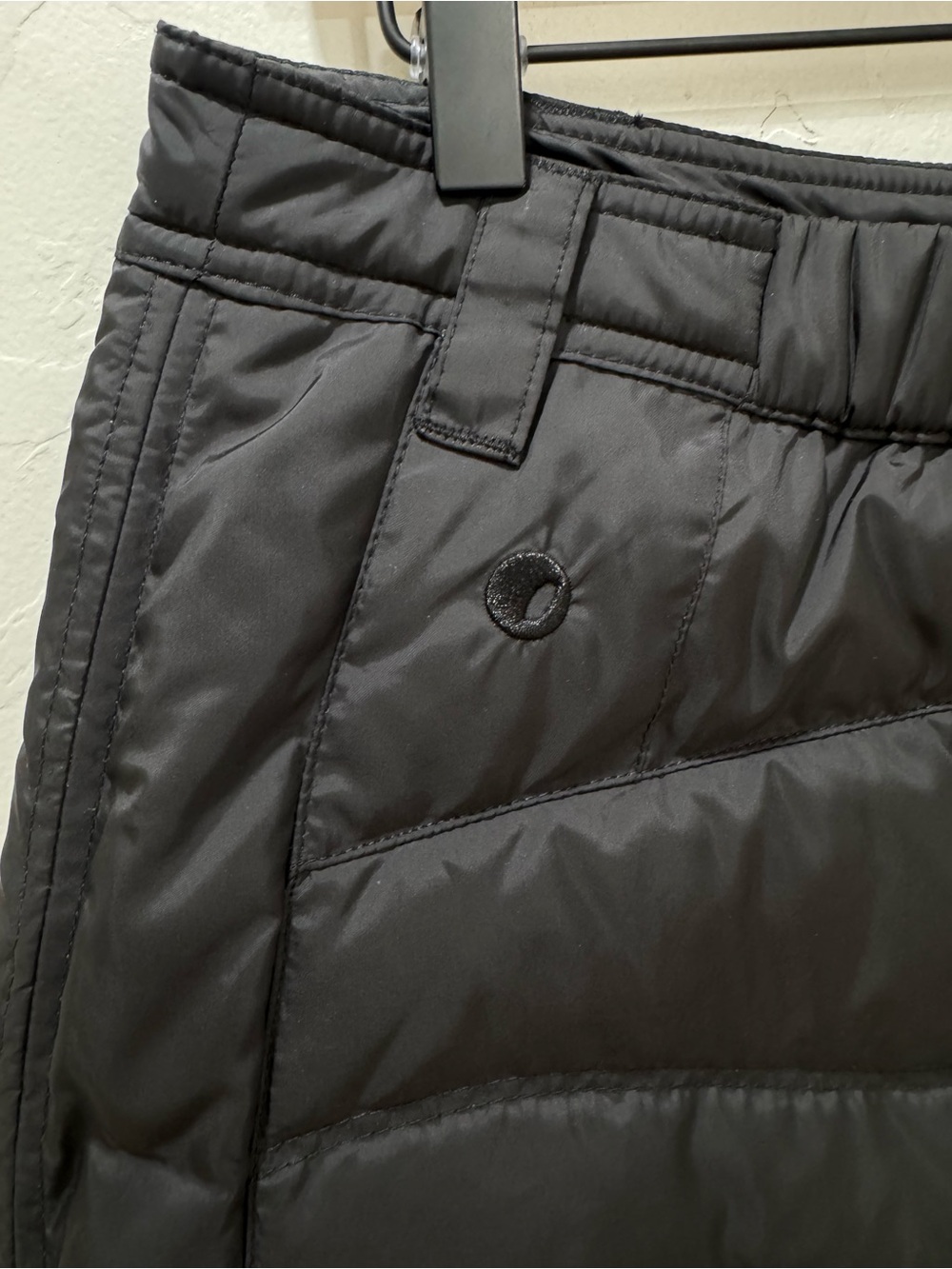 SKHOOP Down Quilted Black Insulated Skirt Women's Medium Gorpcore Outdoor - Picture 7 of 16